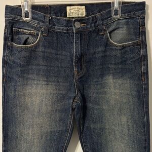 Aeropostale Men's Dark Blue Straight Jeans